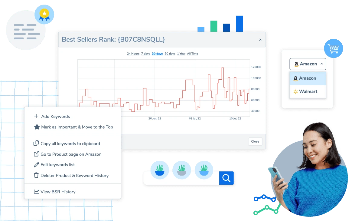 Helium 10 is renowned for its powerful keyword research tools